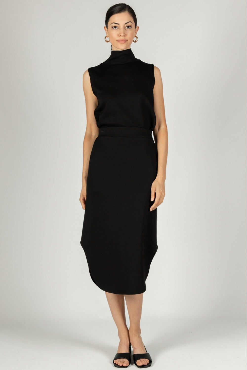 P. Cill Butter Modal Midi Skirt-09-Bottoms-BEFORE YOU COLLECTION-Market Street Nest, Fashionable Clothing, Shoes and Home Décor Located in Mabank, TX
