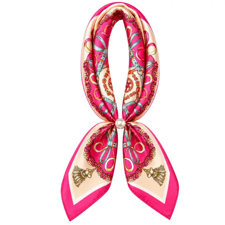 Pearl Magnetic Scarf Necklace-01-Jewelry-Queens Designs-Market Street Nest, Fashionable Clothing, Shoes and Home Décor Located in Mabank, TX