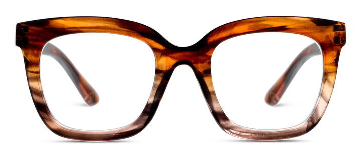 Peepers Cleo (Blue Light) - Brown Ombre Horn-06-Accessories-Peepers-Market Street Nest, Fashionable Clothing, Shoes and Home Décor Located in Mabank, TX