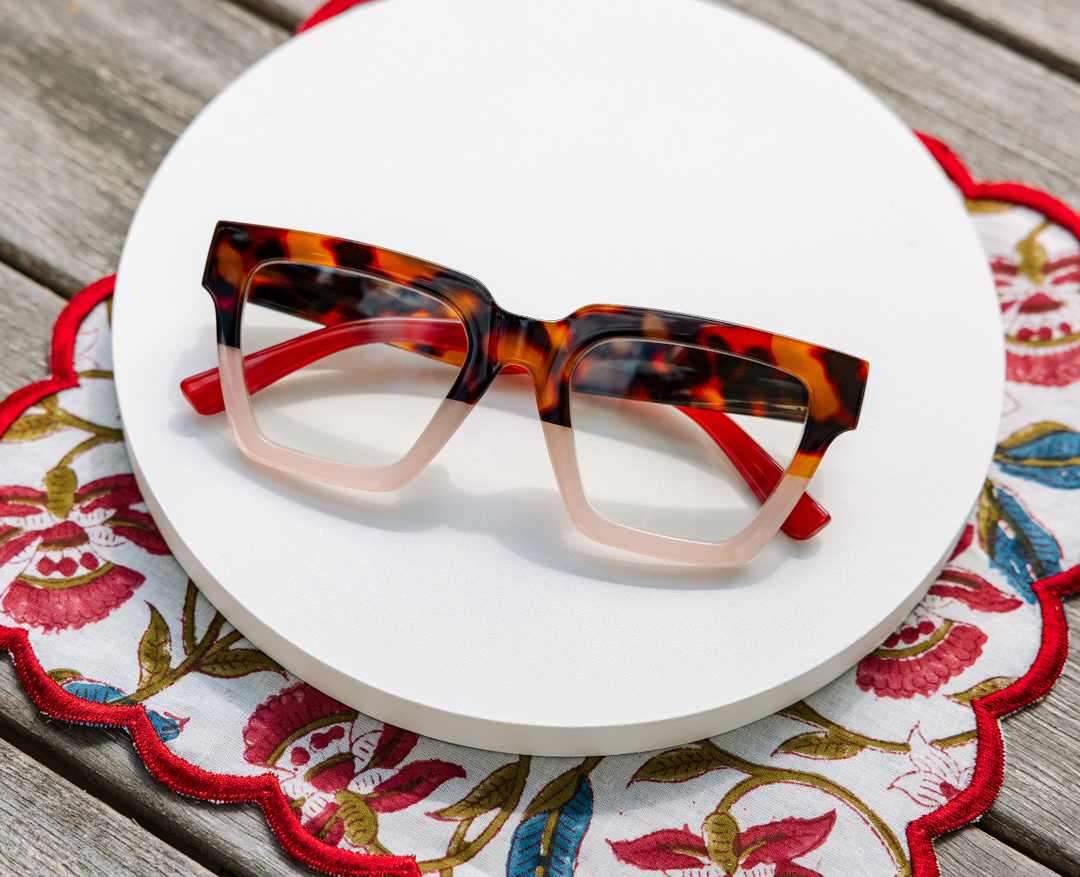 Peepers Take a Bow Tortoise/Blush-06-Accessories-Peepers-Market Street Nest, Fashionable Clothing, Shoes and Home Décor Located in Mabank, TX