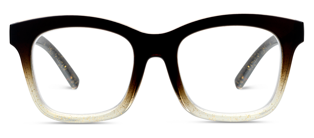 Peepers To the Maximalist - Coffee/Clear Glitter-06-Accessories-Peepers-Market Street Nest, Fashionable Clothing, Shoes and Home Décor Located in Mabank, TX