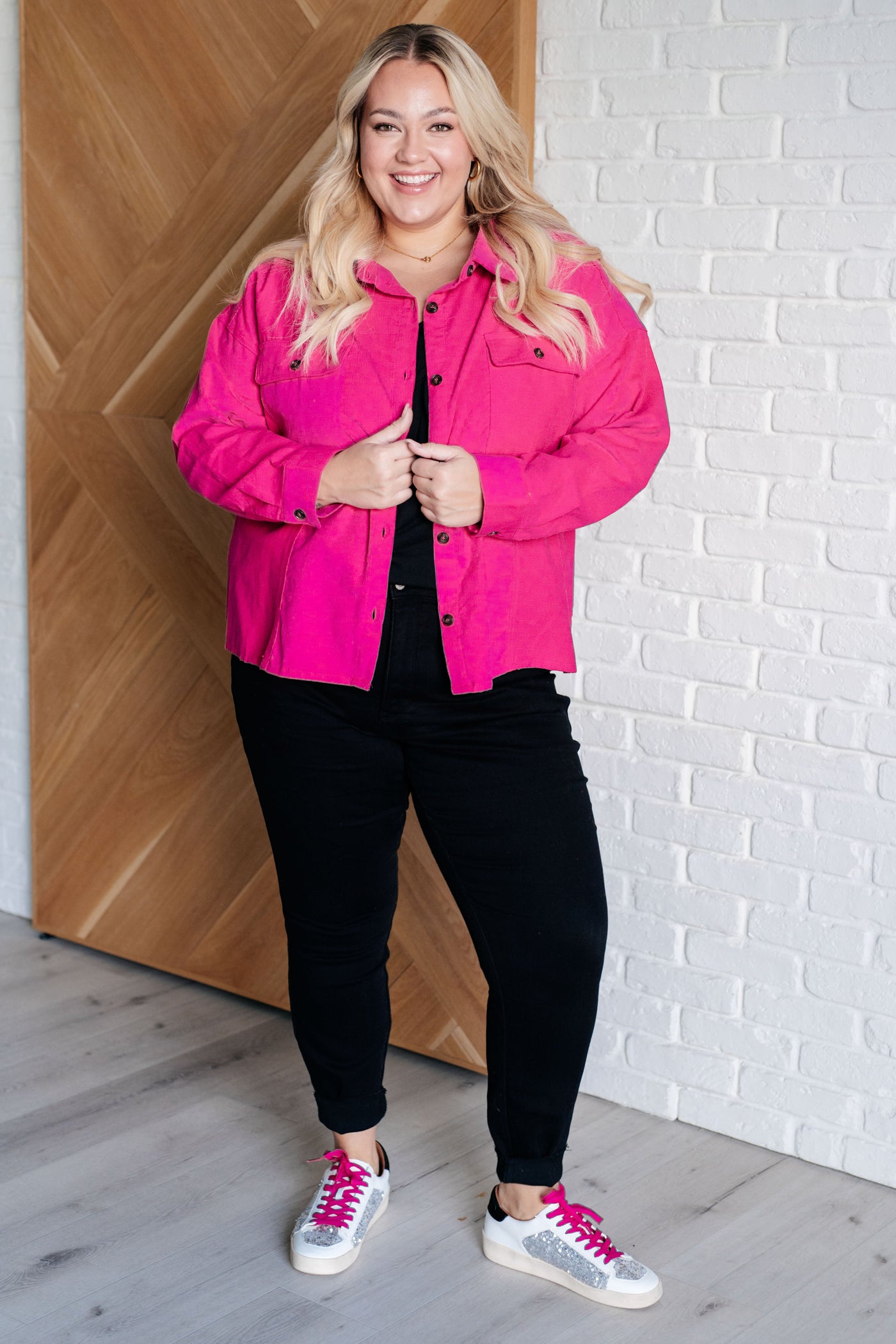 Perfect Pop of Pink Jacket-Layers-Ave Shops-Market Street Nest, Fashionable Clothing, Shoes and Home Décor Located in Mabank, TX