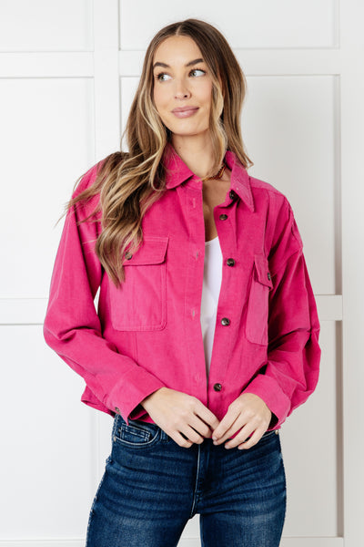 Perfect Pop of Pink Jacket-Tops-Ave Shops-Market Street Nest, Fashionable Clothing, Shoes and Home Décor Located in Mabank, TX