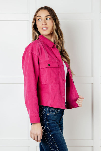 Perfect Pop of Pink Jacket-Tops-Ave Shops-Market Street Nest, Fashionable Clothing, Shoes and Home Décor Located in Mabank, TX