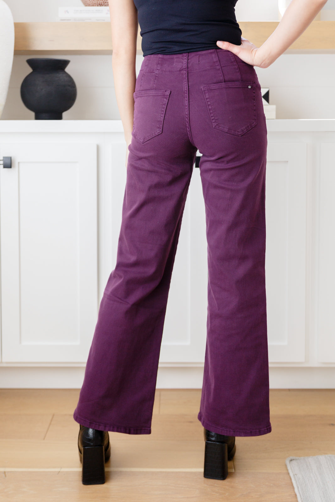 Petunia High Rise Wide Leg Jeans in Plum-Denim-Ave Shops-Market Street Nest, Fashionable Clothing, Shoes and Home Décor Located in Mabank, TX