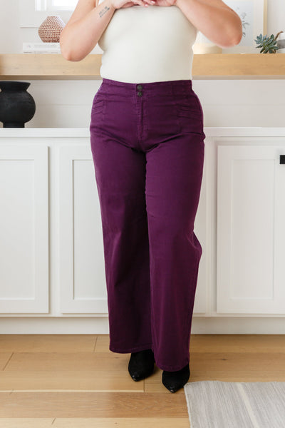 Petunia High Rise Wide Leg Jeans in Plum-Denim-Ave Shops-Market Street Nest, Fashionable Clothing, Shoes and Home Décor Located in Mabank, TX