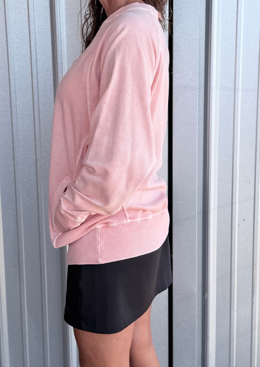 Pocketed Sweatshirt-08-Tops-Zenana-Market Street Nest, Fashionable Clothing, Shoes and Home Décor Located in Mabank, TX