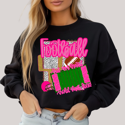Preppy Stadium in Black Sweatshirt-Womens-Ave Shops-Market Street Nest, Fashionable Clothing, Shoes and Home Décor Located in Mabank, TX