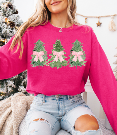 Pretty in Pink in Pink Graphic Tee and Sweatshirt-Womens-Ave Shops-Market Street Nest, Fashionable Clothing, Shoes and Home Décor Located in Mabank, TX