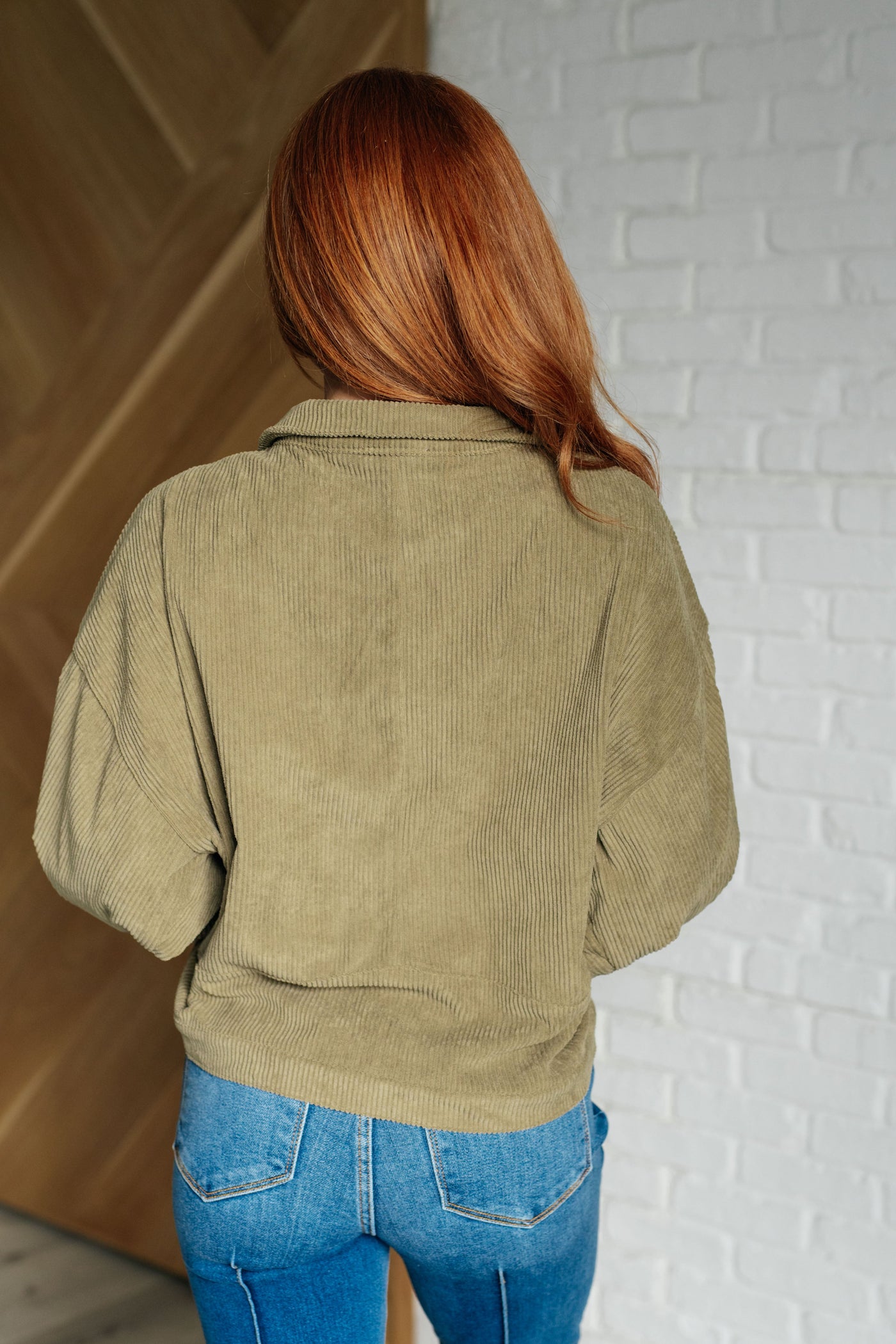 Primrose Corduroy Jacket in Olive-Layers-Ave Shops-Market Street Nest, Fashionable Clothing, Shoes and Home Décor Located in Mabank, TX