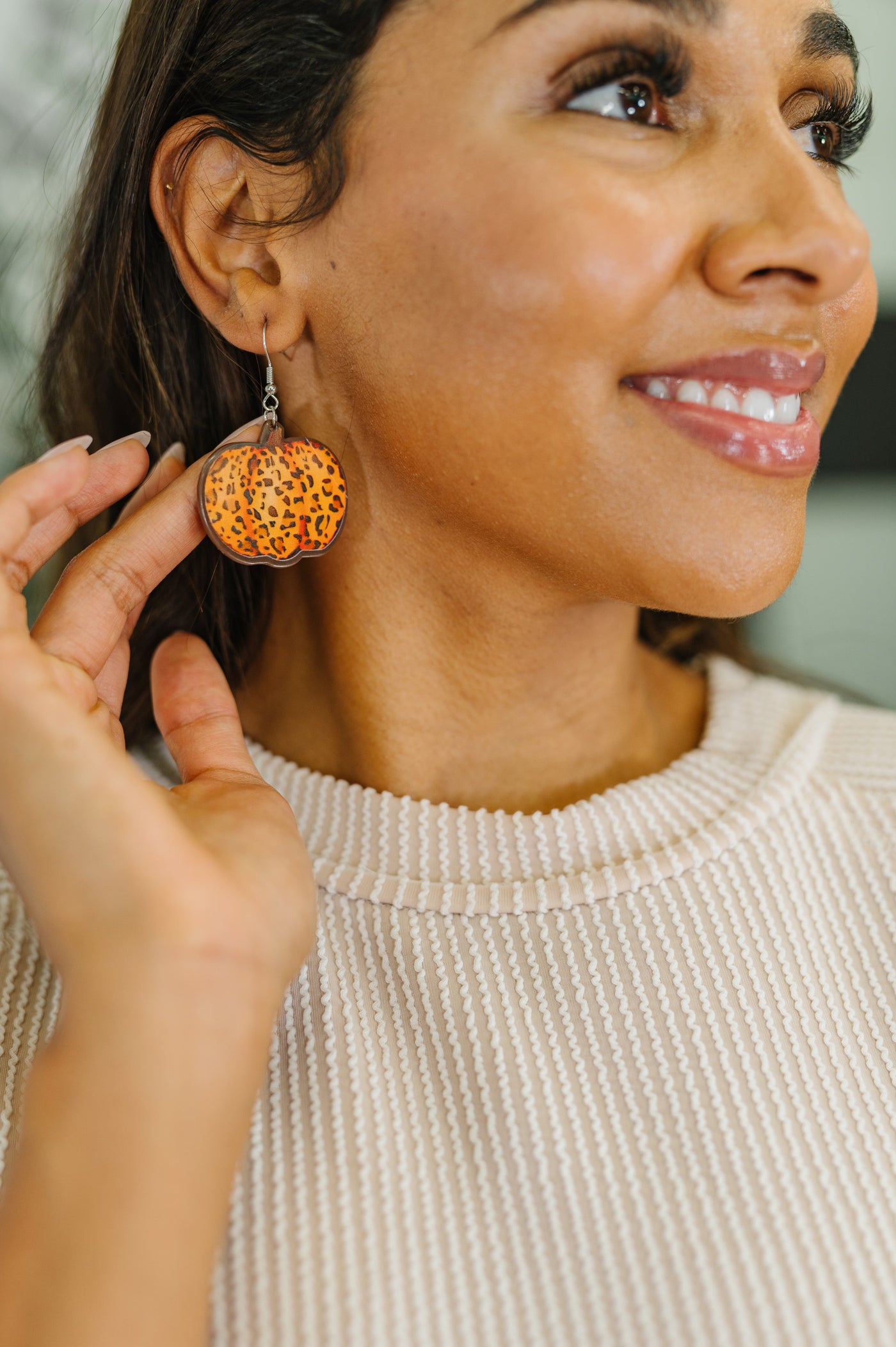 Pumpkin Prowl Earrings in Orange-Womens-Ave Shops-Market Street Nest, Fashionable Clothing, Shoes and Home Décor Located in Mabank, TX