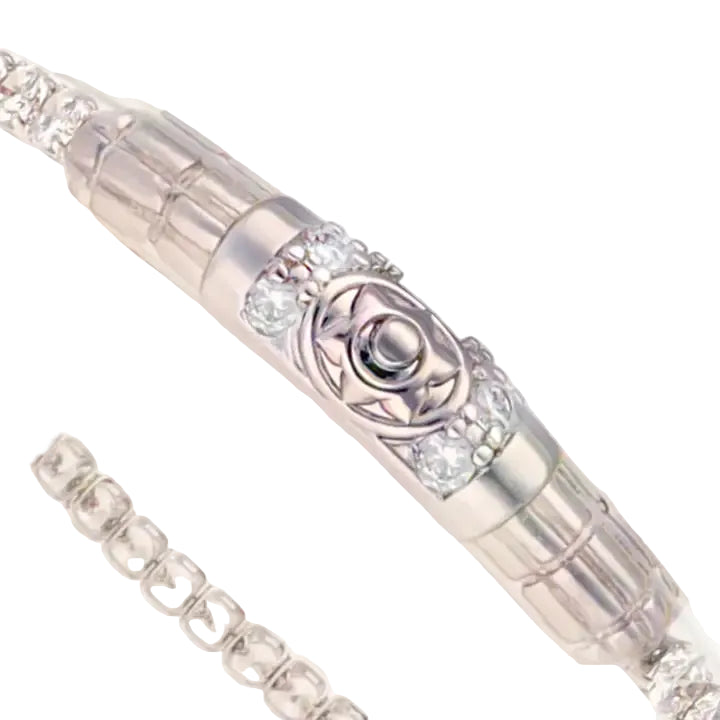 Queen All Weather Bangles® (Awb®) - Clear Crystal- Silver-01-Jewelry-Budhagirl-Market Street Nest, Fashionable Clothing, Shoes and Home Décor Located in Mabank, TX