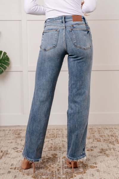 Quinn Mid Rise Cell Phone Pocket Dad Jeans-Womens-Ave Shops-Market Street Nest, Fashionable Clothing, Shoes and Home Décor Located in Mabank, TX