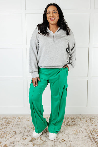 Race to Relax Cargo Pants in Emerald Green-Bottoms-Ave Shops-Market Street Nest, Fashionable Clothing, Shoes and Home Décor Located in Mabank, TX