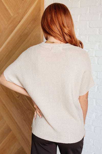 Relaxing Away Dolman Sleeve Knit Top in Taupe-Tops-Ave Shops-Market Street Nest, Fashionable Clothing, Shoes and Home Décor Located in Mabank, TX