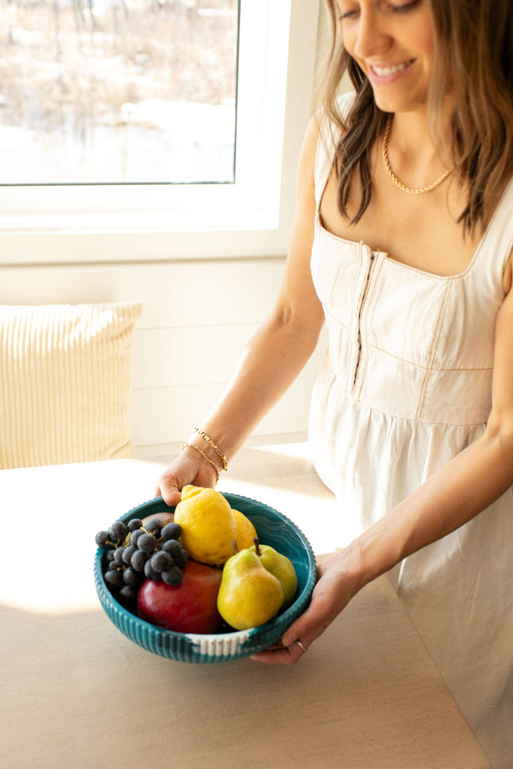 NEW!!! Resin Fruit Bowl (NO TARIFFS)-Lynn &amp; Liana Designs-Market Street Nest, Fashionable Clothing, Shoes and Home Décor Located in Mabank, TX