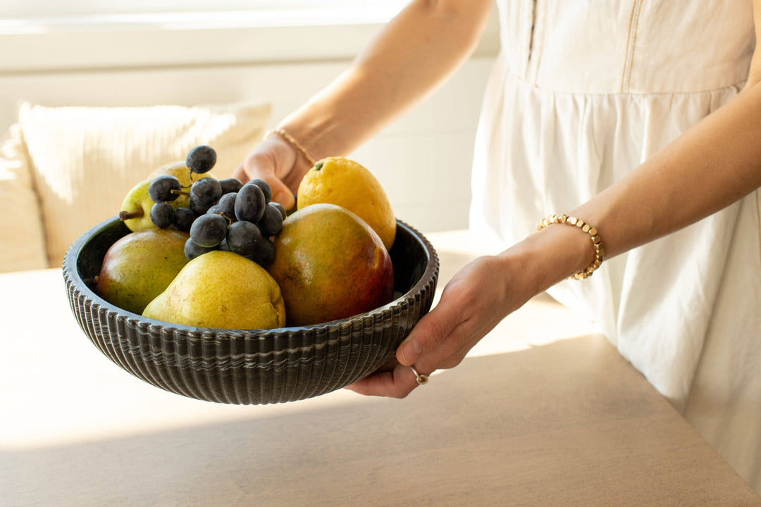 NEW!!! Resin Fruit Bowl (NO TARIFFS)-Lynn &amp; Liana Designs-Market Street Nest, Fashionable Clothing, Shoes and Home Décor Located in Mabank, TX