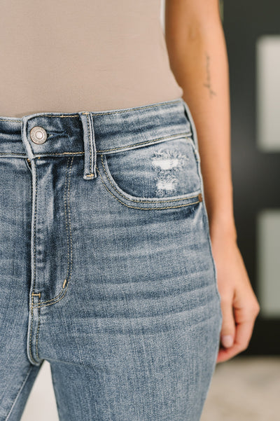 Robin High Waist Bootcut with Fray Hem-Womens-Ave Shops-Market Street Nest, Fashionable Clothing, Shoes and Home Décor Located in Mabank, TX