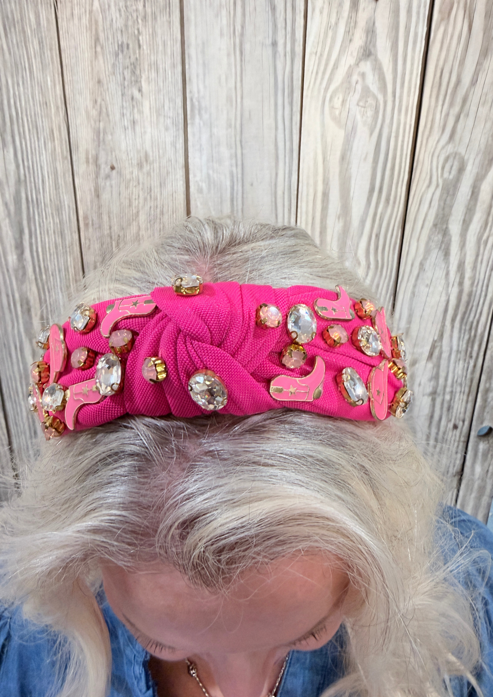 Rodeo Nights Knotted Headband-05-Bath, Beauty & Wellness-The Dadgum Debutante Boutique-Market Street Nest, Fashionable Clothing, Shoes and Home Décor Located in Mabank, TX