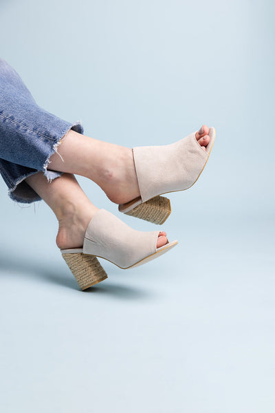 Helena Heeled Sandal in Blush Suede-Shoes-Ave Shops-Market Street Nest, Fashionable Clothing, Shoes and Home Décor Located in Mabank, TX