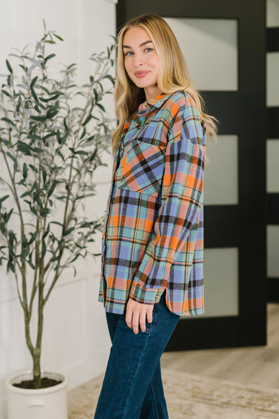 Rustic Rhythm Plaid Button Down-Womens-Ave Shops-Market Street Nest, Fashionable Clothing, Shoes and Home Décor Located in Mabank, TX