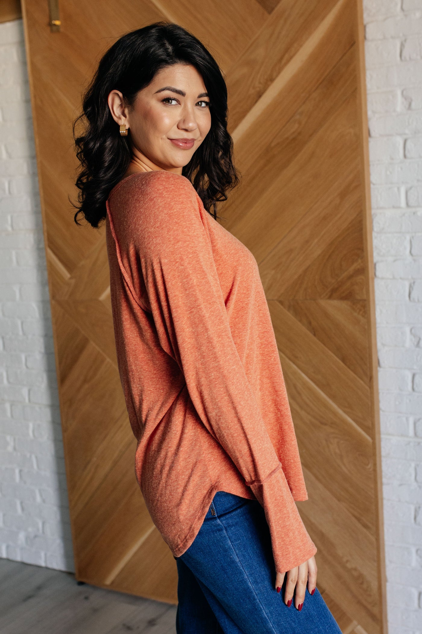 Rustic Charm Long Sleeve Top-Tops-Ave Shops-Market Street Nest, Fashionable Clothing, Shoes and Home Décor Located in Mabank, TX