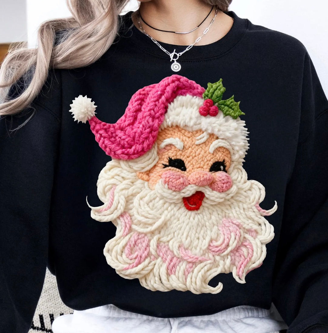 Santa in Stitches Graphic Tee and Sweatshirt-Womens-Ave Shops-Market Street Nest, Fashionable Clothing, Shoes and Home Décor Located in Mabank, TX