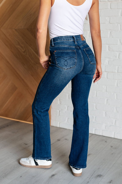 Santana High Rise Control Top Bootcut Jeans (Short Inseam)-Bottoms-Ave Shops-Market Street Nest, Fashionable Clothing, Shoes and Home Décor Located in Mabank, TX