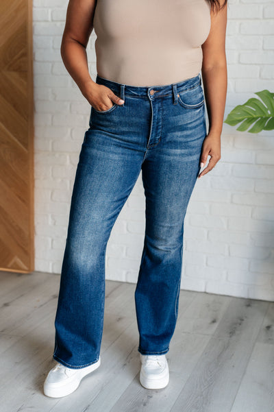 Santana High Rise Control Top Bootcut Jeans (Short Inseam)-Bottoms-Ave Shops-Market Street Nest, Fashionable Clothing, Shoes and Home Décor Located in Mabank, TX