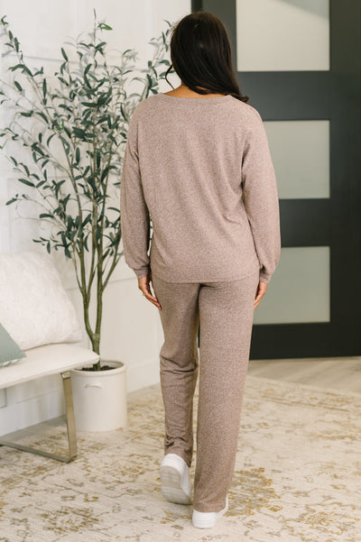 Seasonal Snooze Top and Bottom Set in Brown-Womens-Ave Shops-Market Street Nest, Fashionable Clothing, Shoes and Home Décor Located in Mabank, TX