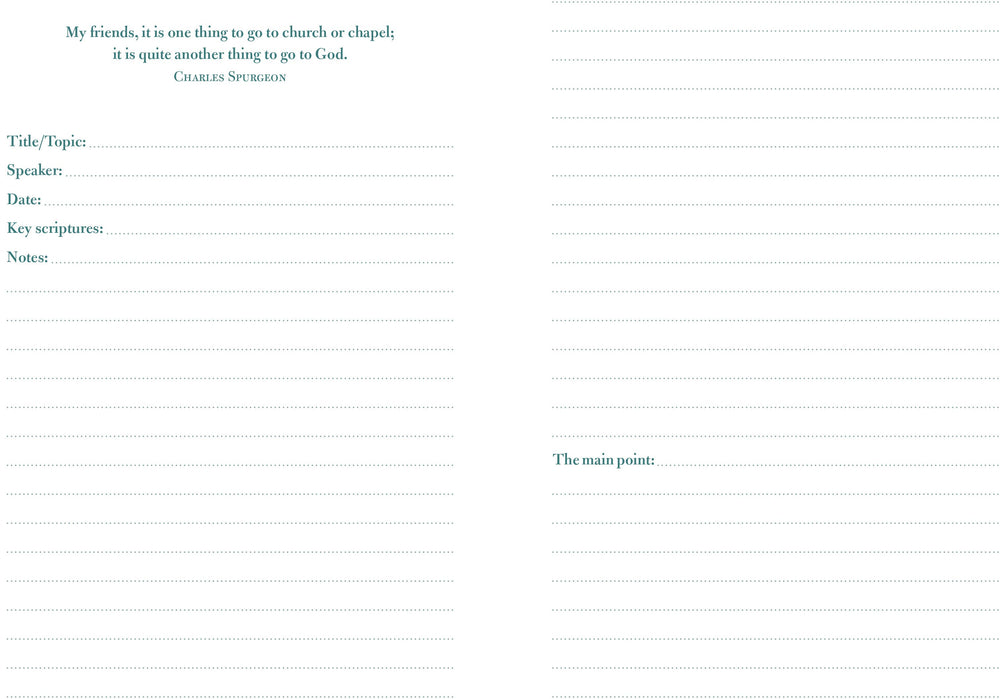 Sermon Notes Journal [Olive Tree]-Barbour Publishing, Inc.-Market Street Nest, Fashionable Clothing, Shoes and Home Décor Located in Mabank, TX