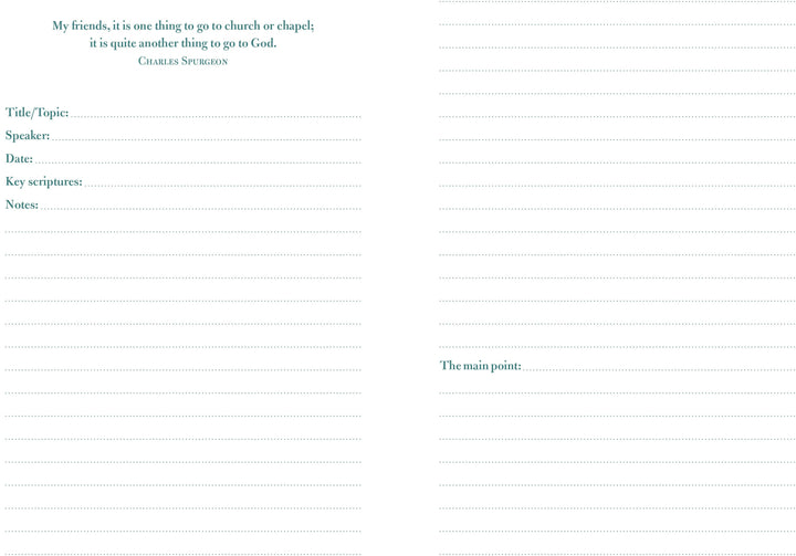 Sermon Notes Journal [Olive Tree]-Barbour Publishing, Inc.-Market Street Nest, Fashionable Clothing, Shoes and Home Décor Located in Mabank, TX