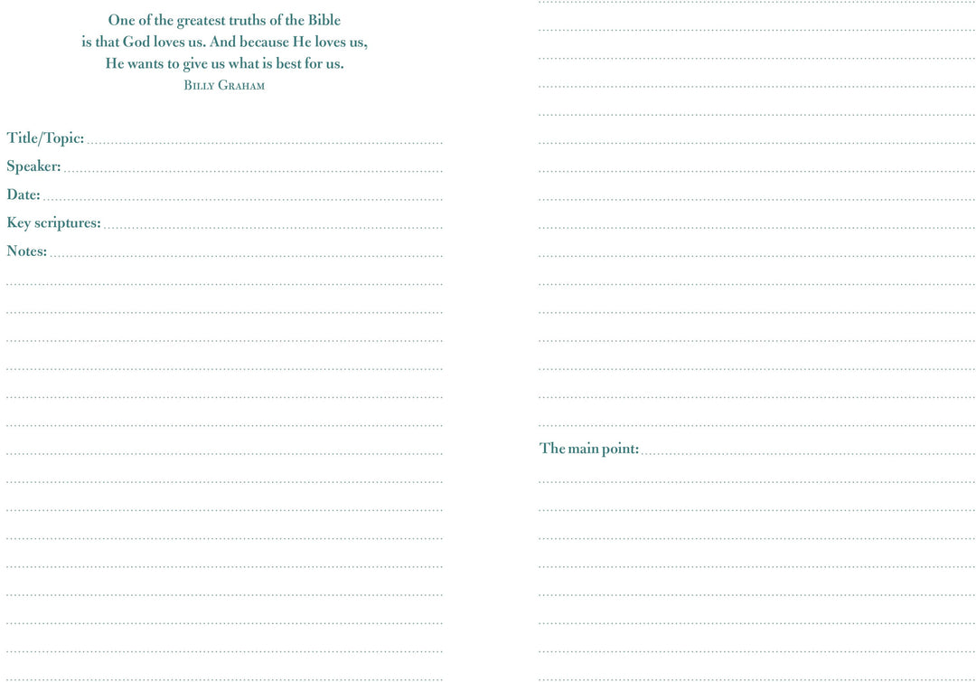 Sermon Notes Journal [Olive Tree]-Barbour Publishing, Inc.-Market Street Nest, Fashionable Clothing, Shoes and Home Décor Located in Mabank, TX