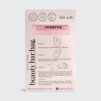 Shampoo Beauty Bar Bag - Blush-KITSCH-Market Street Nest, Fashionable Clothing, Shoes and Home Décor Located in Mabank, TX