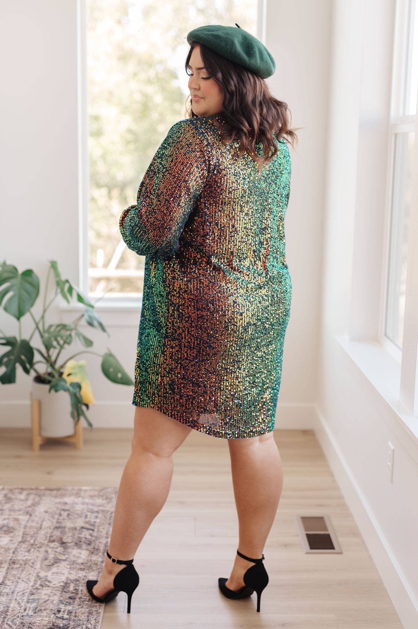 Shimmering Splendor Sequin Shirt Dress-Dresses-Ave Shops-Market Street Nest, Fashionable Clothing, Shoes and Home Décor Located in Mabank, TX