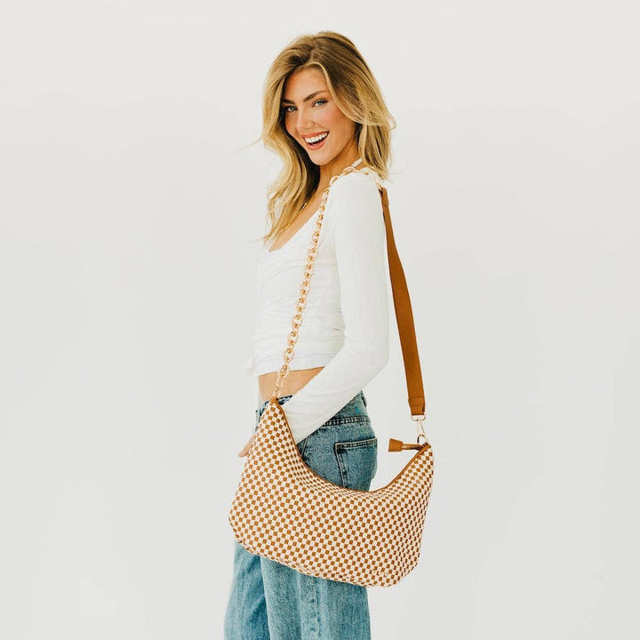 Sienna Slouchy Woven Shoulder Bag - TOP SELLER-Pretty Simple-Market Street Nest, Fashionable Clothing, Shoes and Home Décor Located in Mabank, TX