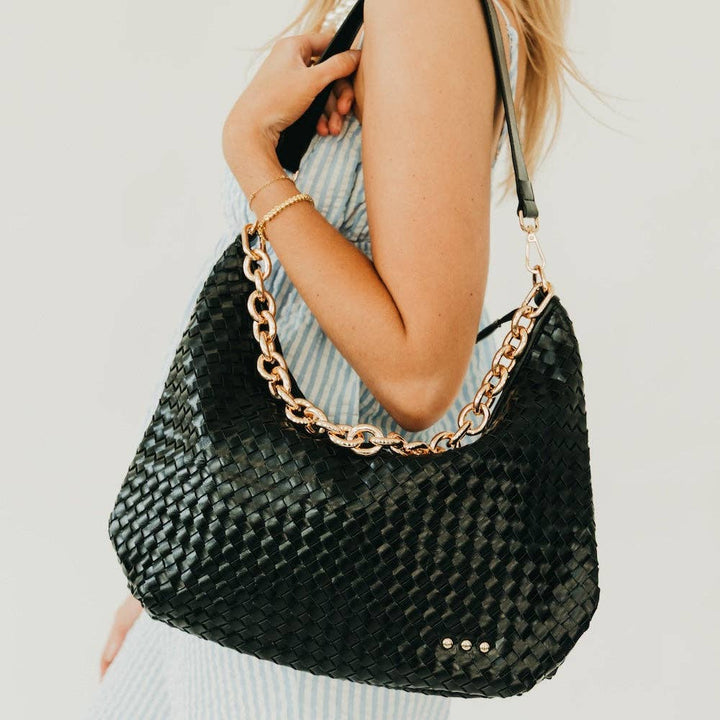 Sienna Slouchy Woven Shoulder Bag - TOP SELLER-Pretty Simple-Market Street Nest, Fashionable Clothing, Shoes and Home Décor Located in Mabank, TX