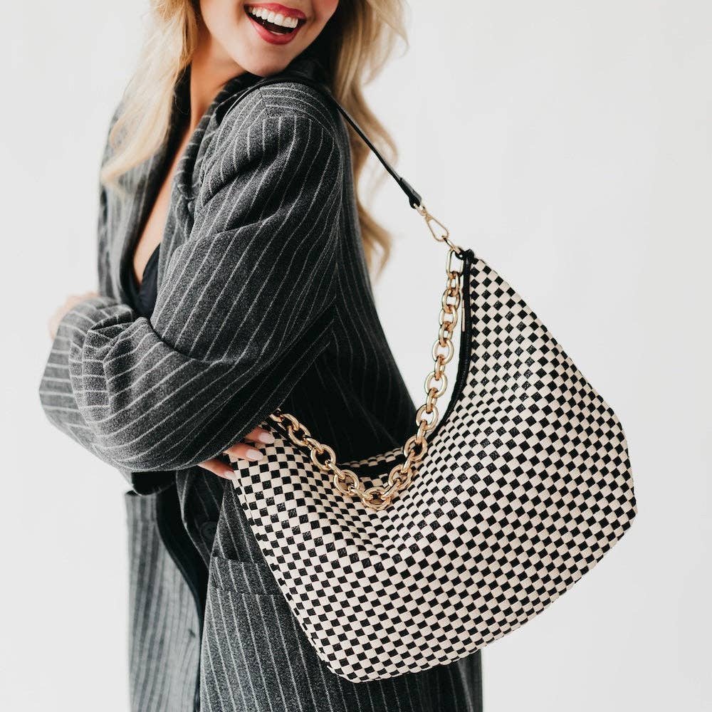 Sienna Slouchy Woven Shoulder Bag - TOP SELLER-Pretty Simple-Market Street Nest, Fashionable Clothing, Shoes and Home Décor Located in Mabank, TX