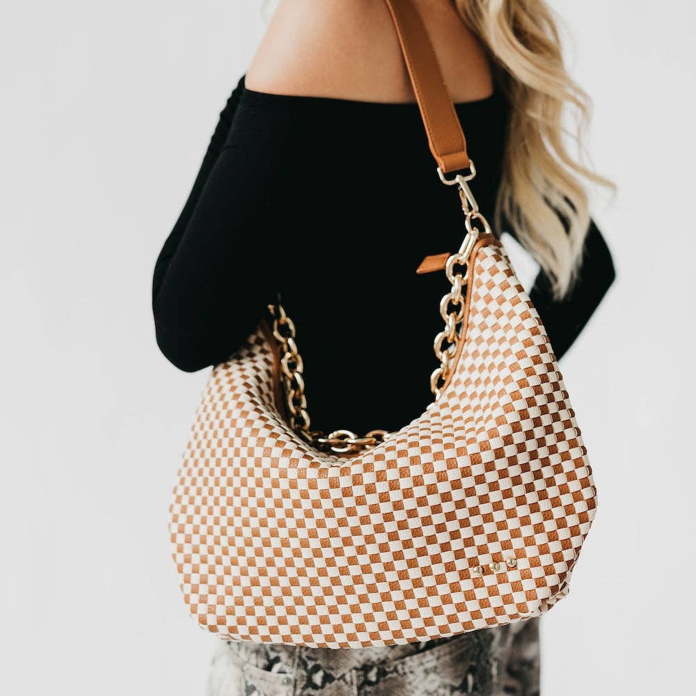 Sienna Slouchy Woven Shoulder Bag - TOP SELLER-Pretty Simple-Market Street Nest, Fashionable Clothing, Shoes and Home Décor Located in Mabank, TX