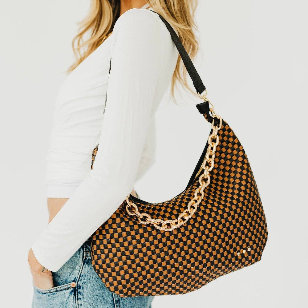 Sienna Slouchy Woven Shoulder Bag - TOP SELLER-Pretty Simple-Market Street Nest, Fashionable Clothing, Shoes and Home Décor Located in Mabank, TX