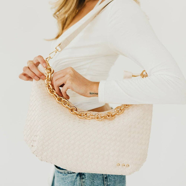 Sienna Slouchy Woven Shoulder Bag - TOP SELLER-Pretty Simple-Market Street Nest, Fashionable Clothing, Shoes and Home Décor Located in Mabank, TX