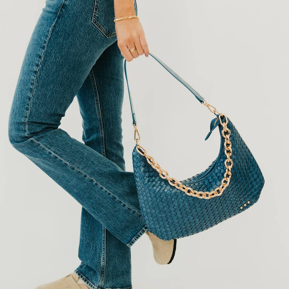 Sienna Slouchy Woven Shoulder Bag - TOP SELLER-Pretty Simple-Market Street Nest, Fashionable Clothing, Shoes and Home Décor Located in Mabank, TX