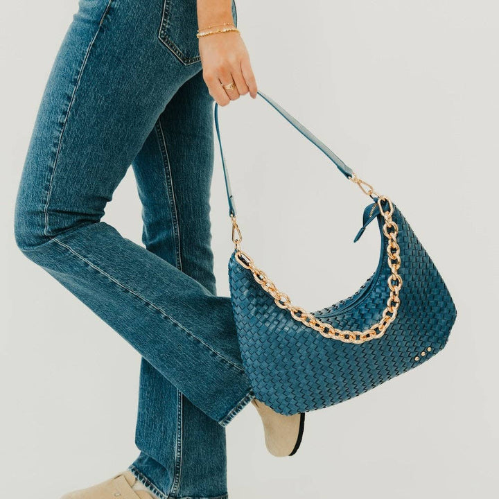 Sienna Slouchy Woven Shoulder Bag - TOP SELLER-Pretty Simple-Market Street Nest, Fashionable Clothing, Shoes and Home Décor Located in Mabank, TX