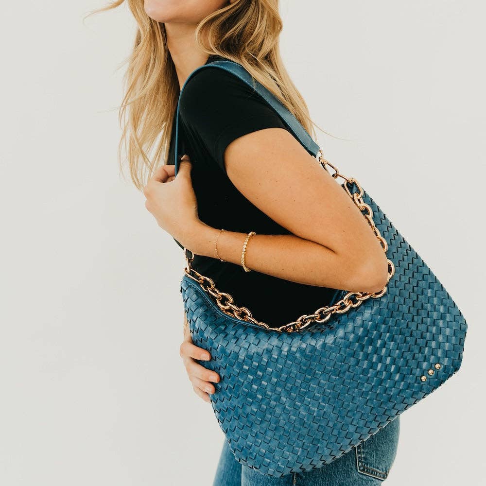 Sienna Slouchy Woven Shoulder Bag - TOP SELLER-Pretty Simple-Market Street Nest, Fashionable Clothing, Shoes and Home Décor Located in Mabank, TX