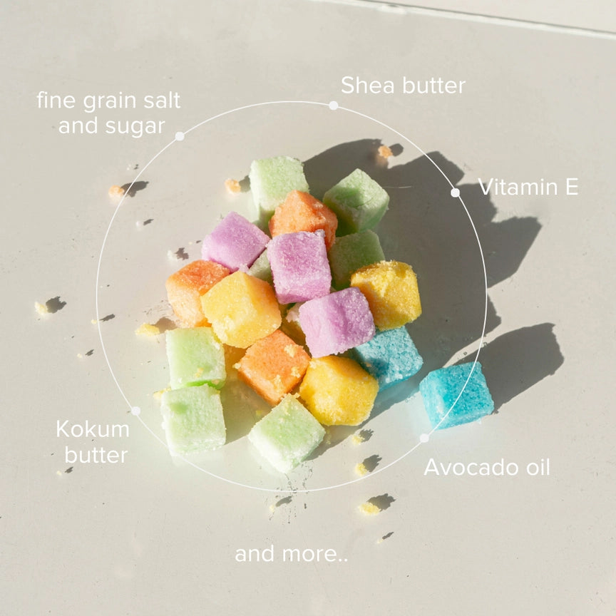 Signature Sweet+Single Candy Scrub (30 pcs) - Assorted Scents-05-Bath, Beauty &amp; Wellness-Bonblissity-Market Street Nest, Fashionable Clothing, Shoes and Home Décor Located in Mabank, TX