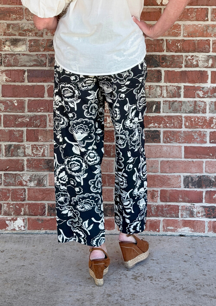 Sister Mary Black Florida Pant-09-Bottoms-IVY JANE-Market Street Nest, Fashionable Clothing, Shoes and Home Décor Located in Mabank, TX