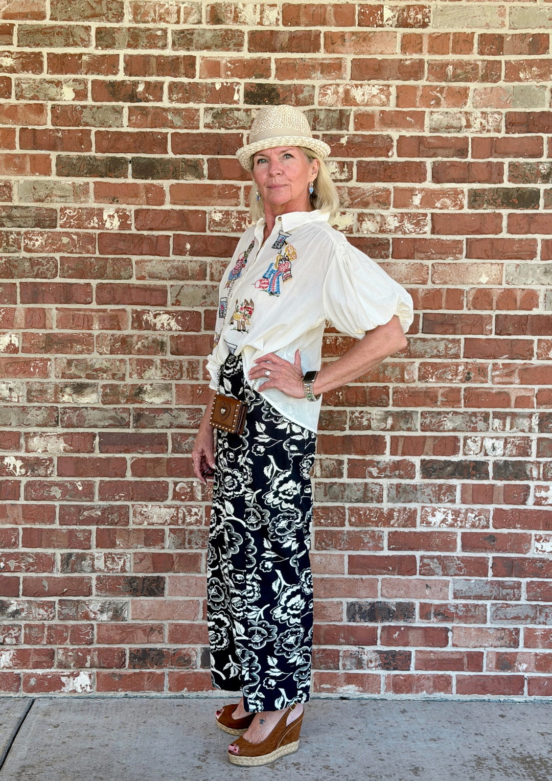 Sister Mary Flamenco Top-08-Tops-IVY JANE-Market Street Nest, Fashionable Clothing, Shoes and Home Décor Located in Mabank, TX