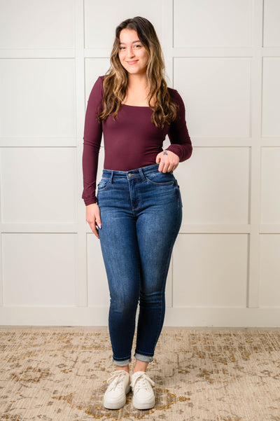 Skylar Mid Rise Thermal Vintage Skinny Jean-Womens-Ave Shops-Market Street Nest, Fashionable Clothing, Shoes and Home Décor Located in Mabank, TX