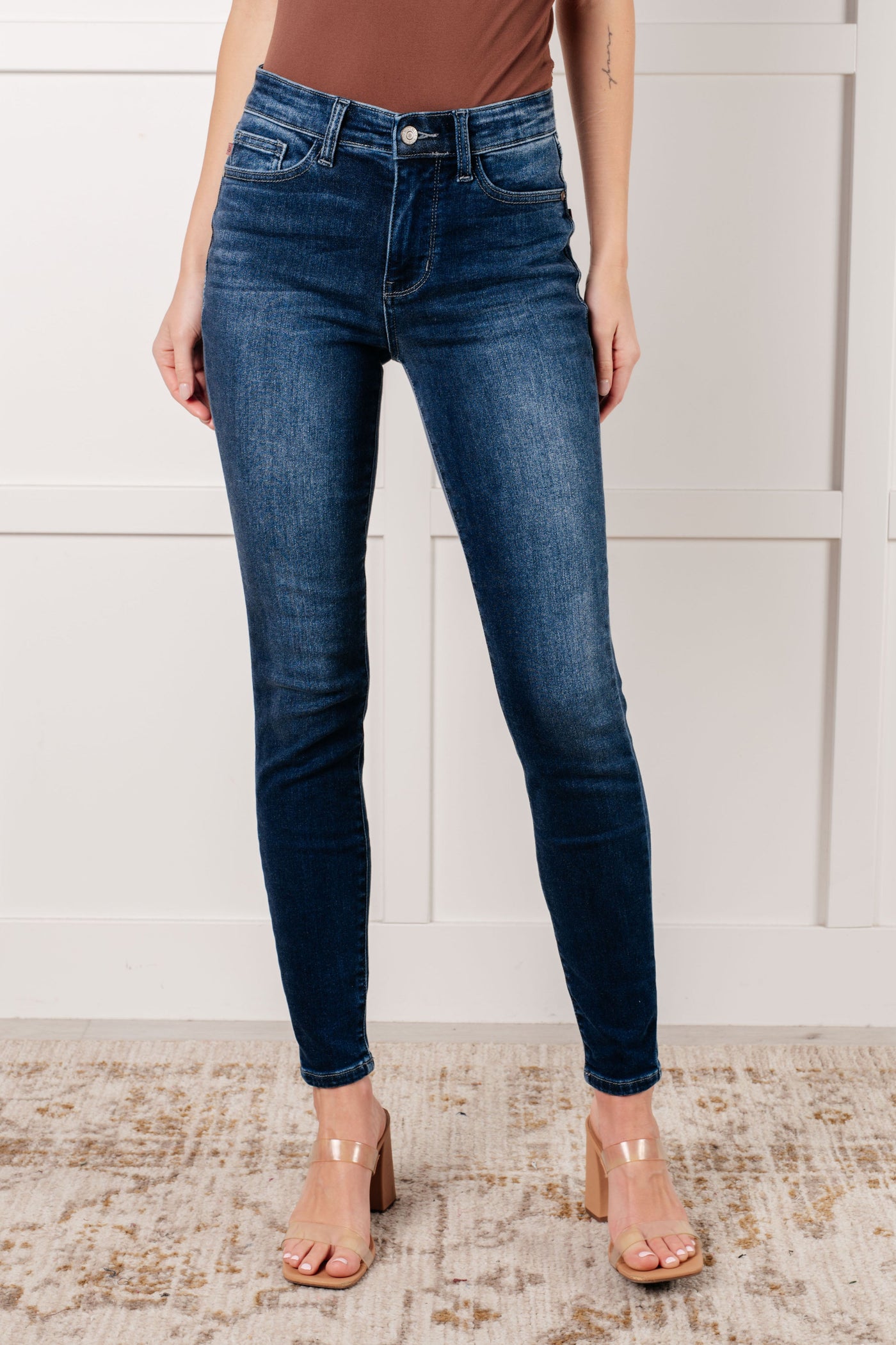 Skylar Mid Rise Thermal Vintage Skinny Jean-Womens-Ave Shops-Market Street Nest, Fashionable Clothing, Shoes and Home Décor Located in Mabank, TX