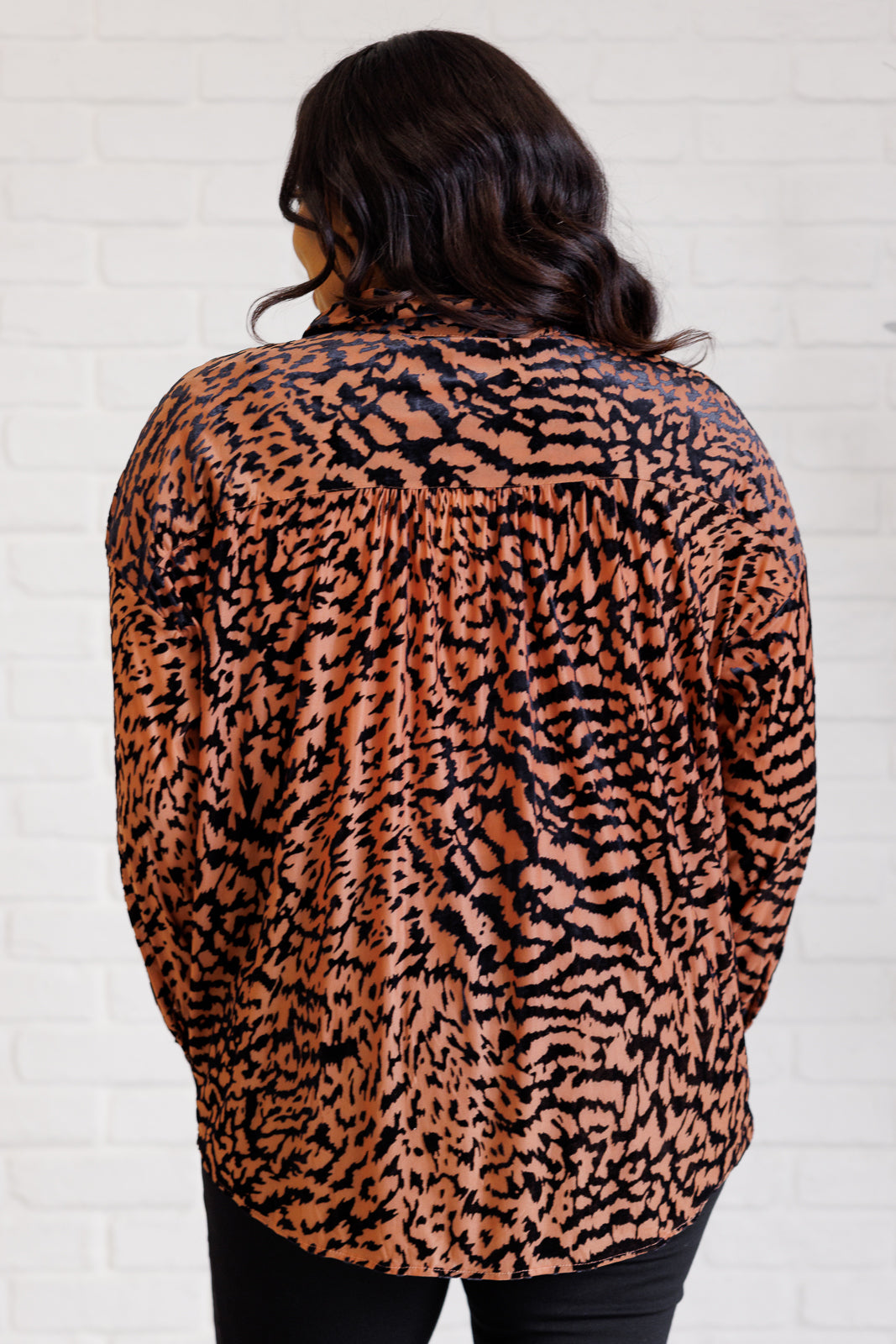 So Fierce Animal Print Blouse-Tops-Ave Shops-Market Street Nest, Fashionable Clothing, Shoes and Home Décor Located in Mabank, TX